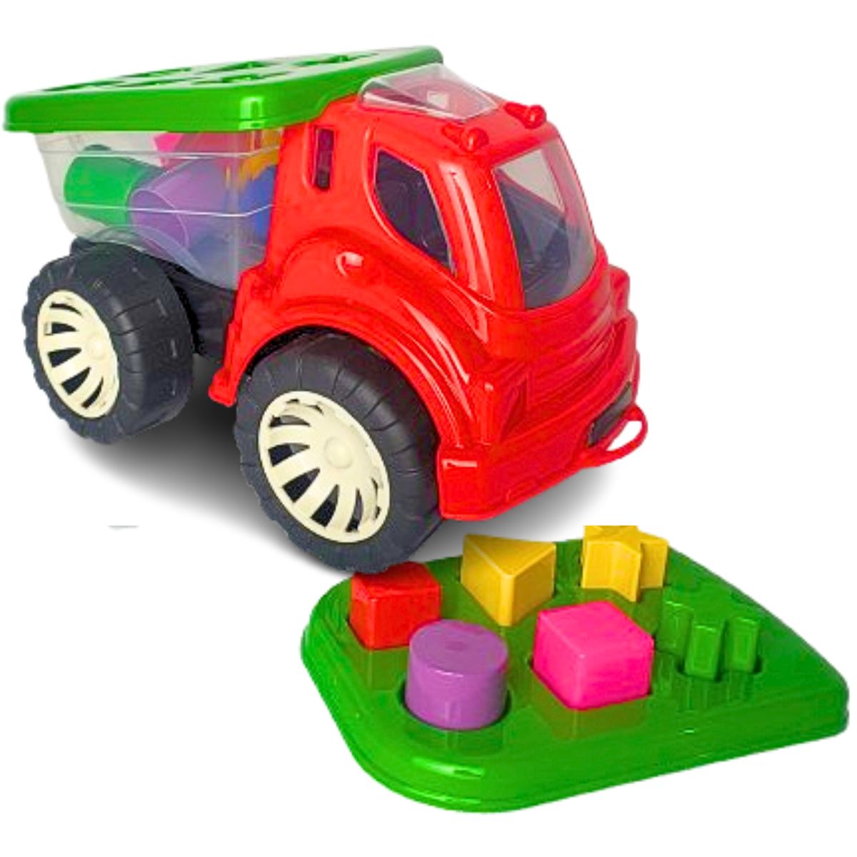 Brinquedo Caminhão Didático Vermelho - Smiling Kids Brinquedo Caminhão Didático Vermelho - Smiling Kids